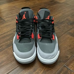 Perfect Condition Air Jordan 4 Retro Mens Size 10.5 Infrared Shoes